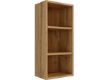 Regal Welltime "Chicago", Braun (Wotaneiche), B:30Cm H:64Cm T:18Cm, Holzwerkstoff, Regale, Regal