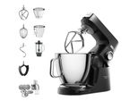 KENWOOD Küchenmaschine Titanium Chef Baker XL KVL85.004BK, m. Zub. Gratis Wert UVP 319,-, schwarz, B:37cm H:40cm T:22,5cm, Küchenmaschinen, Gratis: Mixaufsatz KAH359GL+Schnitzelwerk AT340, Küchenmaschine, Topseller