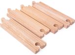 Bigjigs Rail Binari Lunghi E Diritti 21 Cm 4 Pz