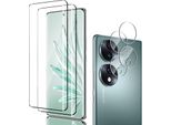 2X Vetro Protettivo 3D (Display + Fotocamera) Per Honor 70 Display Pellicola Corazzata Completa 9H