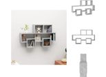 Vidaxl Mensola A Muro A Forma Di Auto In Cemento Grigio 82X15X51 Cm Materiale A Base Di Legno - Mensole A Muro