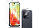 2X Vetro Protettivo (Display + Fotocamera) Per Xiaomi Redmi 12C Display 9H Pellicola Blindata