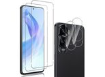 2X Vetro Protettivo (Display + Fotocamera) Per Honor 90 Lite 5G Pellicola Corazzata 9H Completa