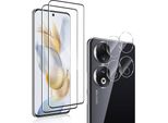 2X Vetro Protettivo 3D (Display + Fotocamera) Per Honor 90 Display Pellicola Corazzata Completa 9H