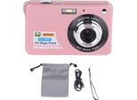 Fotocamera Digitale 4K 48MP Display Lcd Da 2,7 Pollici Zoom 8X Anti Shake Vlogging Per Fotografia Scatti Continui Rosa