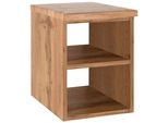 Wandregal Welltime "Davos", Braun (Eichefarben), B:30Cm H:41Cm T:47Cm, Holzwerkstoff, Regale, Wandregal