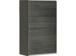 HäNgeschrank Welltime "Ohio", Grau (Eichefarben, Graphit, Rauchfarben), B:40Cm H:64Cm T:20Cm, SchräNke, HäNgeschrank
