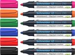 Schneider 50-129096 6X Pennarelli Maxx 290 Per Lavagne E Lavagne A Fogli Mobili, Colori Assortiti 2,0 - 3,0 Mm