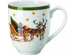 Hutschenreuther Becher Mit Henkel Happy Wintertime H. Wintertime Green 02488-727472-15505