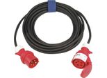 Cee-VerläNgerung 16 A 400 V 25M H07RN-F 5X1.5Mm² Schwarz IP44