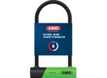 Abus U-Lock 410K Ultra Per Biciclette Ed E-Scooter - Lucchetto Per Biciclette Pratico E Robusto Con Pratico Supporto Per Il Trasporto - Accessori Per Biciclette - Variante 150HB230 - Grillo Alto 230 Mm - Verde