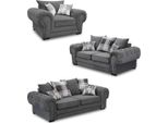 Set Di Divani 3+2+1 Chesterfield, Mobili Per Soggiorno In Stile Italiano