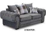 Divano Chesterfield Grigio Tappezzeria Mobili Tessuto Divani Design Tessile