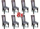 Sala Da Pranzo Sedie Gruppo Tessile Set Legno Set 8X Sedia Set Poltrone