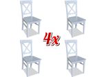 Set Poltrona Nuovo 4X Sedie Sedia Tappezzeria Design Veranda Cucina Seduta Sala Da Pranzo