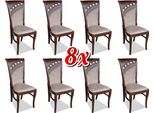 Gruppo Gastronomia Nuova Sala Da Pranzo Ristorante Sedia Design 8X Poltrone Set Di Sedie