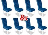 Chesterfield 8X Poltrona Design Sedie Imbottite Sedia Poltrona Classica Legno Tessile