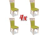Set Poltrona Nuovo 4X Sedie Sedia Tappezzeria Design Salotto Cucina Seduta Sala Da Pranzo
