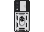 Mayaxess, Cover Samsung S25 Edge Protezione Fotocamera Ad Anello, Argento