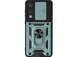 Mayaxess, Cover Samsung S25 Edge Ring Protezione Fotocamera, Verde