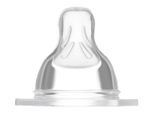 Mam Baby Tettarella A Collo Largo In Silicone Skinsoft (4) Da 6 Mesi (Senza Gocciolamento)
