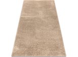 Tappeto Shaggy Micro Caramello Beige 80X150 Cm