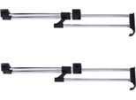 Set Di 2 Appendiabiti Estensibili Da 30 A 52 Cm | Appendiabiti Estensibili Per Guardaroba | Appendiabiti Estraibili Da Avvitare | Appendiabiti Salvaspazio Per Appendiabiti E Appendipantaloni | Accessori Per Guardaroba