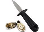 Coltello Per Ostriche Con Occhiello Per Appenderlo | Coltello Per Frutti Di Mare | Pratico Apri Ostriche | Apri Molluschi In Acciaio Inox Con Manico In Plastica | Schiaccia Ostriche Con Protezione Per Le Dita