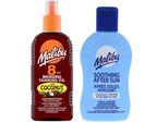 Malibu Bronzing Olio Con Cocco SPF8 200Ml + Balsamo Dopo Aver Studiato 200 Ml