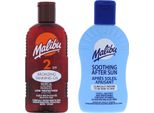 Malibu Tanning Oil SPF2 200Ml + Balsamo Dopo Abbronzatura 200 Ml