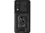 Mayaxess, Cover Samsung S25 Edge Protezione Fotocamera Ad Anello, Nero