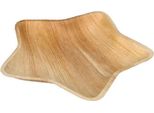 Papstar 89691 6 Papstar Palmblatt-Teller Pure 20,0 X 22,3 Cm