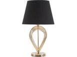Mauro Ferretti Lampada Da Tavolo Maxt E27 Ø 32,5X53,5 Cm Oro Nero