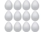 Uova Styropian Uova 12 Fogli 4Cm Uova Di Pasqua Per Decoupage Stroika
