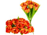 Bouquet Di Tulipani, Tulipani Artificiali In Un Bouquet, Composizione Di Primavera