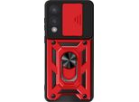 Mayaxess, Cover Samsung S25 Edge Protezione Fotocamera Ad Anello, Rosso