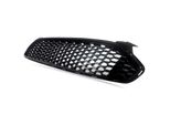 Griglia A Nido D'ape Nero Lucido Per Il Paraurti Anteriore - Per Ford Fusion 2013-2017 - Accessori Auto