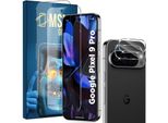 Vetro Protettivo 2X (Display + Fotocamera) Per Google Pixel 9 Pro Pellicola Blindata Full 9H
