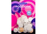Staleks Pododisc Pro Expert: Cuscinetti Di Ricambio Bianchi S Grana 80 - Set Di 50 Cuscinetti Abrasivi Per La Cura Professionale Dei Piedi