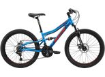 Jugendfahrrad BIKESTAR Gr. 33, blau, Fahrräder, Kinder, 33cm, 24 Zoll (60,96cm)