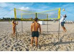 Volleyballnetz "Und Beachballnetz Crossnet", Gelb, Crossnet Distributed BY Hammer, Sport-Netze, B/H/L: 440Cm X 240Cm X 440Cm, Kunststoff, Mit Transporttasche (Rucksack), B:440Cm H:240Cm L:440Cm