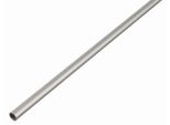 Alberts 473419 Tubo Rotondo, Alluminio, Anodizzato Argento, 1000 X 6 X 1 Mm