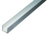 Alberts 473808 Profilo A U, Alluminio, Naturale, 1000 X 6 X 6 Mm