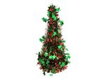 Clayre & Eef Decorazione Natalizia Albero Di Natale Ø 17X38 Cm Plastica Rossa
