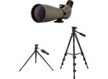 Cannocchiale Svbony SV401, Cannocchiale 20-60X80 Con Treppiede, Ottica Impermeabile Fmc 45 Gradi Per Tiratori Sportivi, Birdwatching A Casa O All'aperto