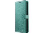 Avizar, Custodia Flip Per Iphone 16E Design Portafoglio Gatto E Cane, Verde