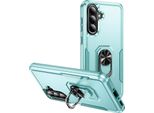 Avizar, Custodia Antiurto Per Samsung Galaxy A56 Con Supporto Ad Anello, Blu Turchese