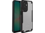 Avizar, Cover Per Samsung Galaxy A26 Angoli Rinforzati, Nero Trasparente