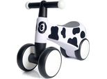 Balance Balance Bike Con 4 Ruote - Balance Bike Per Bambini - Da 1 A 3 Anni - Bianco