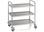Carrello Di Servizio In Acciaio Inox, 3 Ripiani